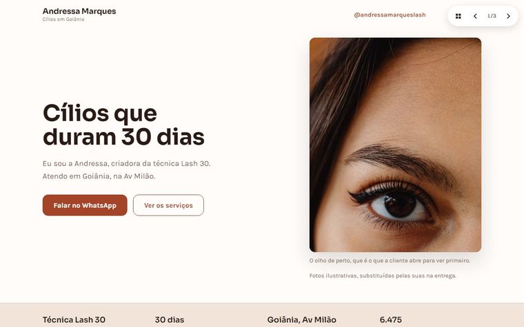 Primeira tela da proposta 1, Retenção